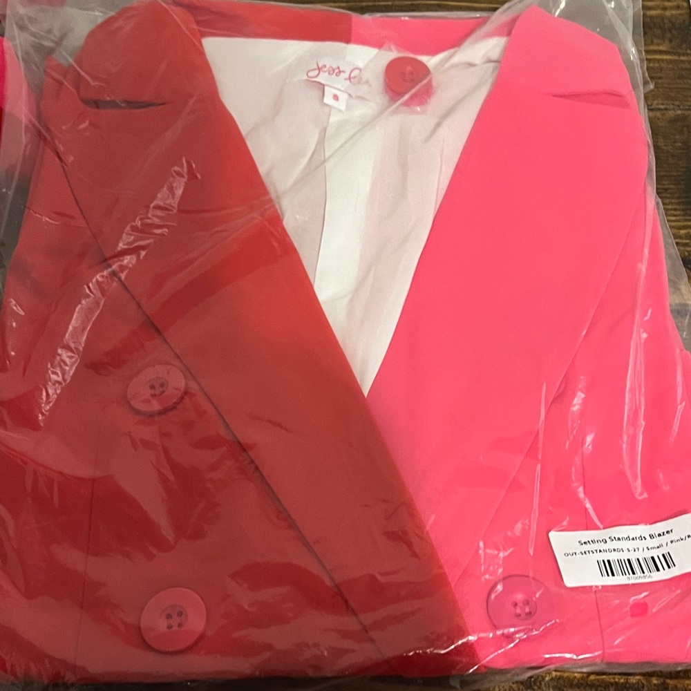 Jacket in Red and Pink